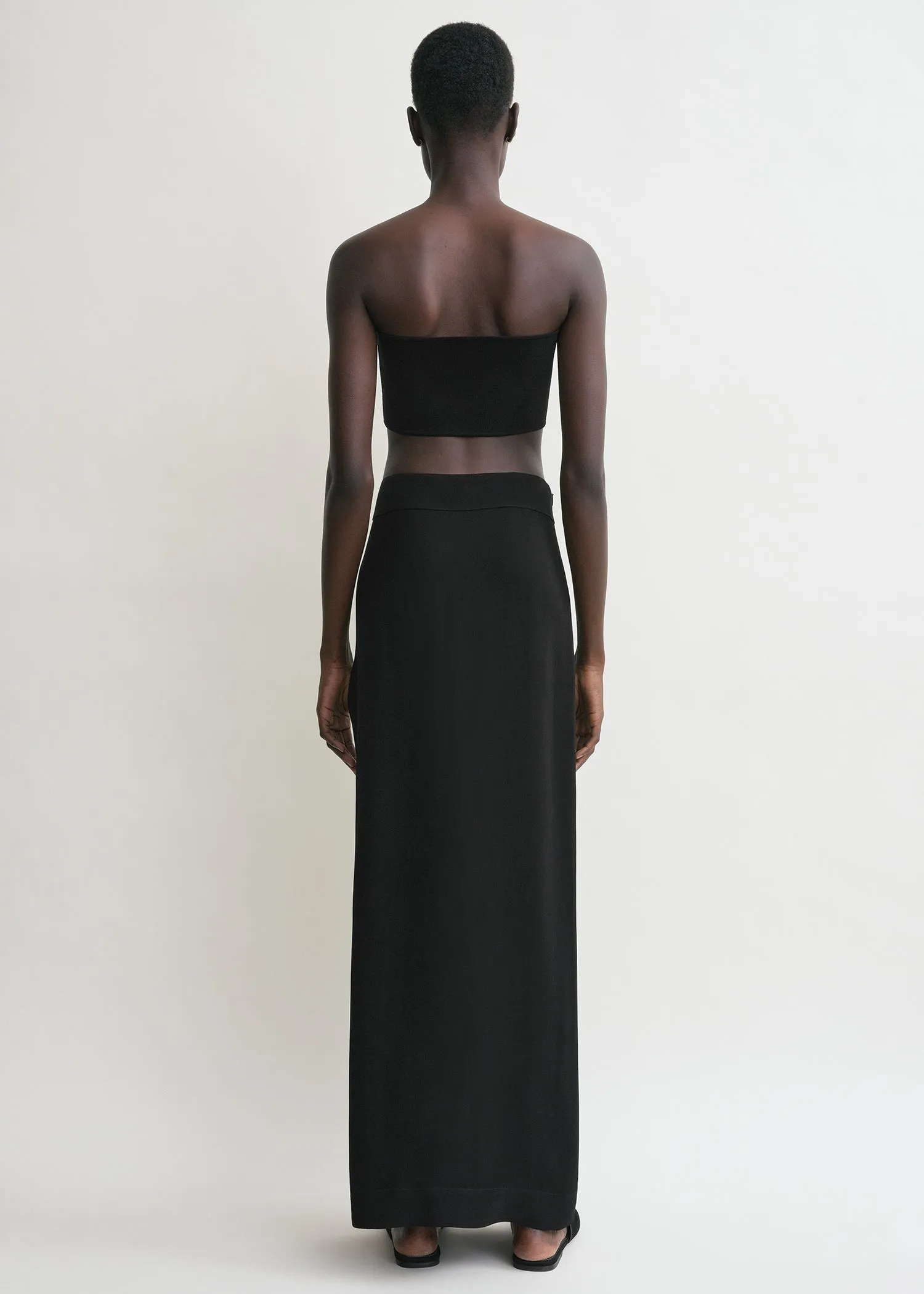 Bandeau knit black sold by Toteme product image thumbnail 3