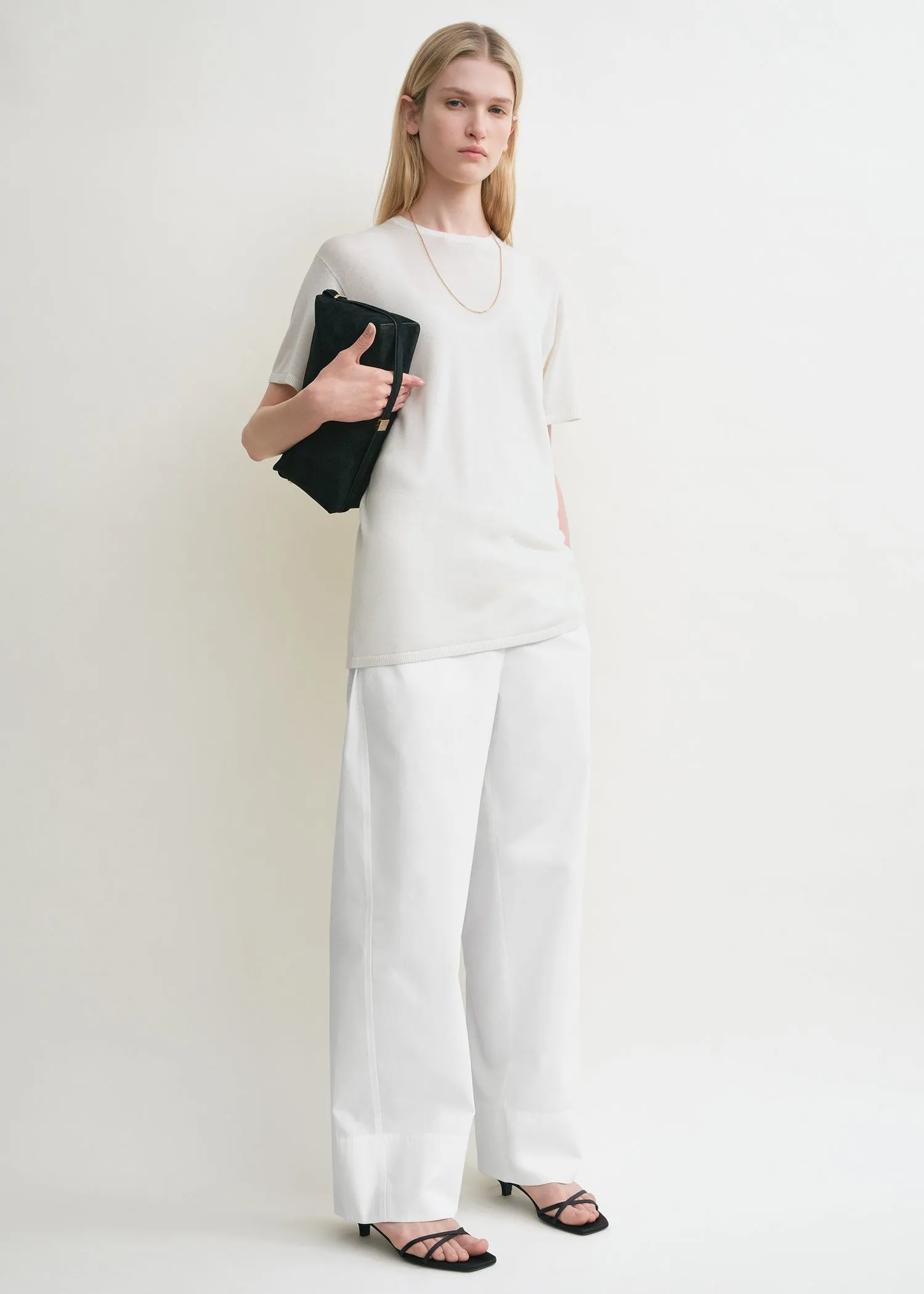 Tee knit white sold by Toteme