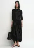 Cocoon skirt black sold by Toteme