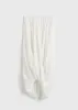 Cocoon skirt white sold by Toteme