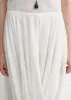 Cocoon skirt white sold by Toteme