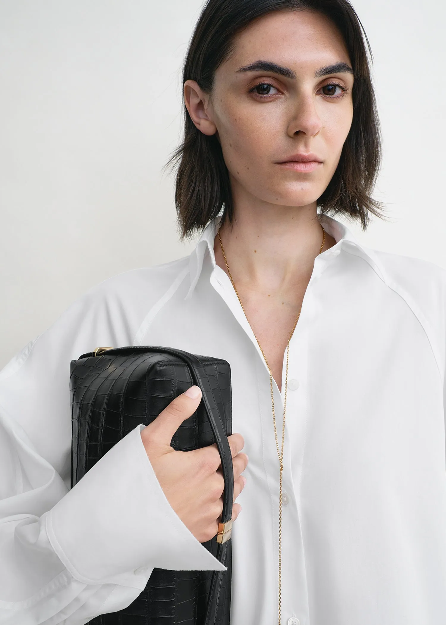 Raw raglan shirt white sold by Toteme product image thumbnail 5