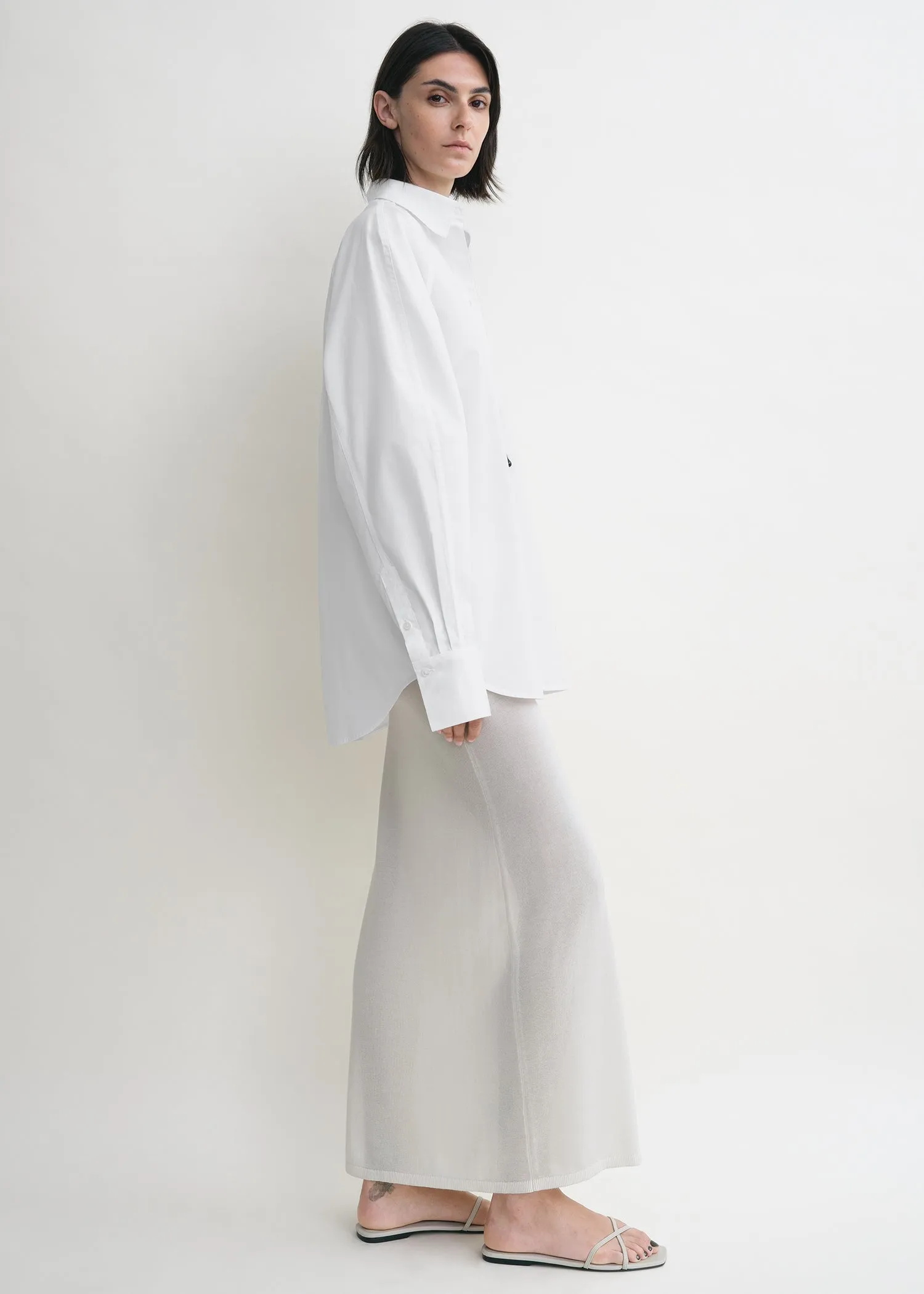 Raw raglan shirt white sold by Toteme product image thumbnail 2