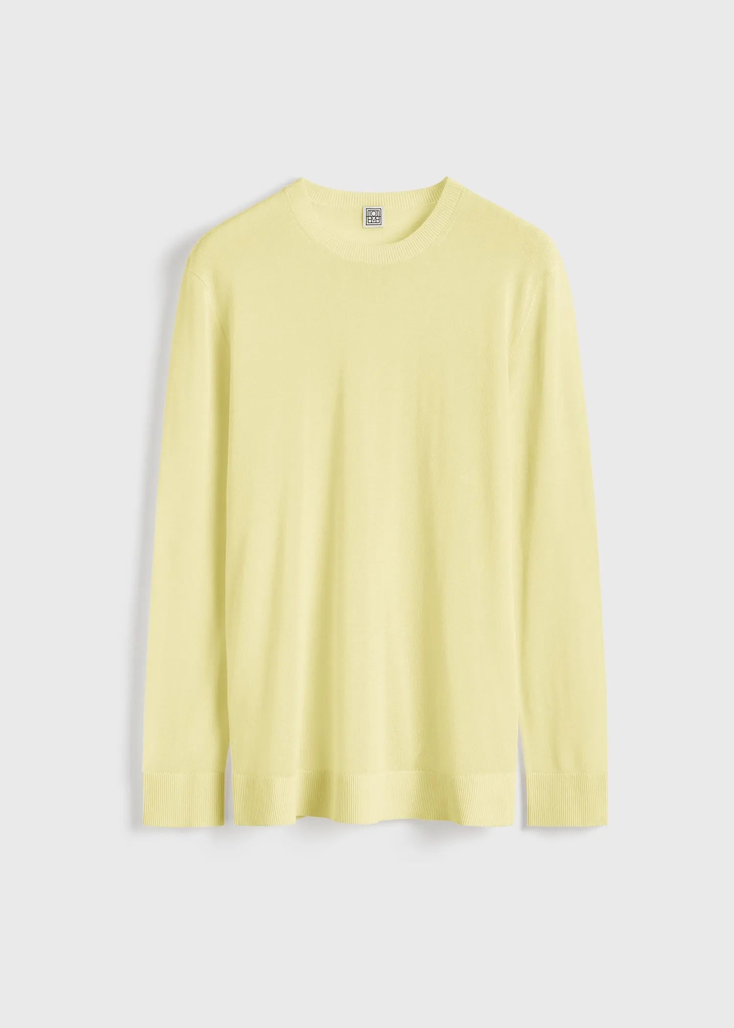 Long-sleeve tee knit straw sold by Toteme product image thumbnail 5