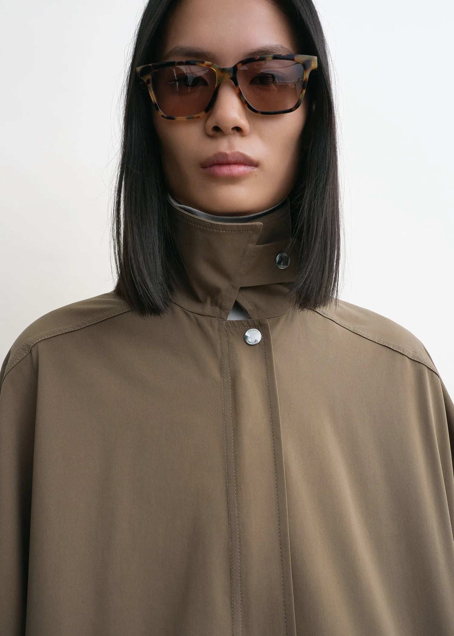 Oversized trench jacket hazel sold by Toteme product image thumbnail 4