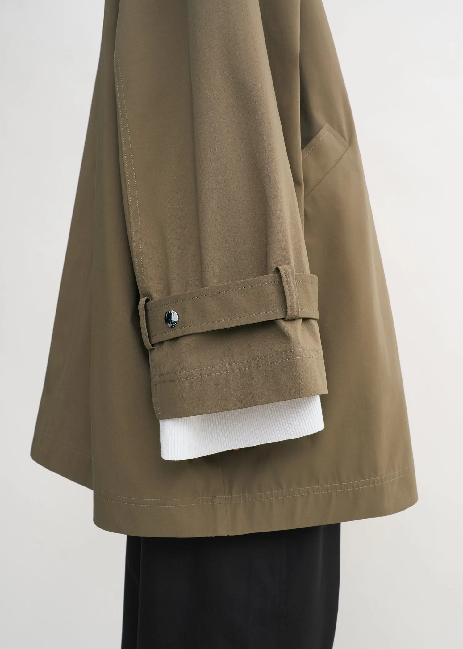 Oversized trench jacket hazel sold by Toteme product image thumbnail 5