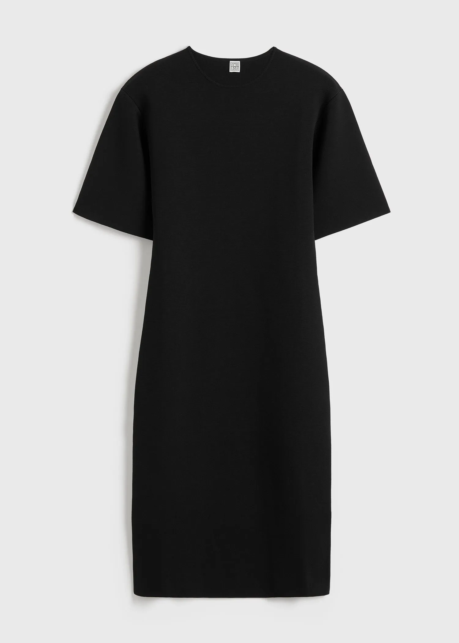Tee knit dress black sold by Toteme product image thumbnail 5