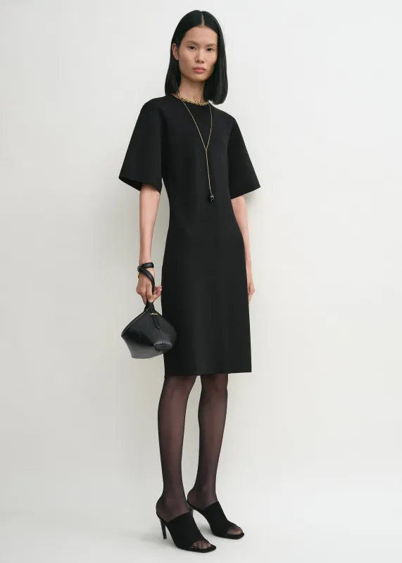 Tee knit dress black sold by Toteme