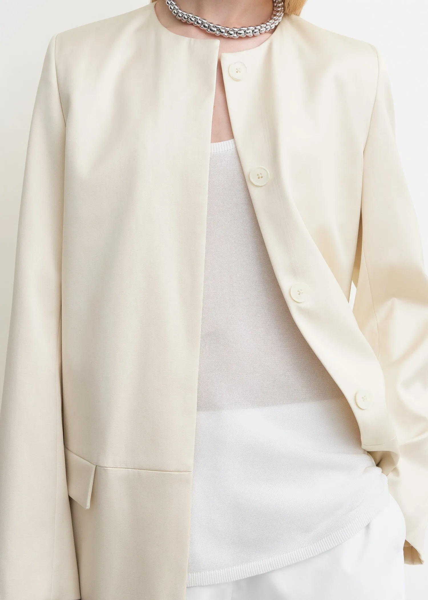 Chintz coat ecru sold by Toteme product image thumbnail 5