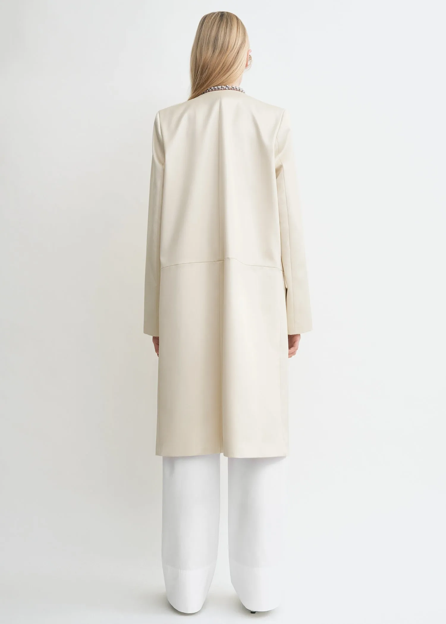 Chintz coat ecru sold by Toteme product image thumbnail 3