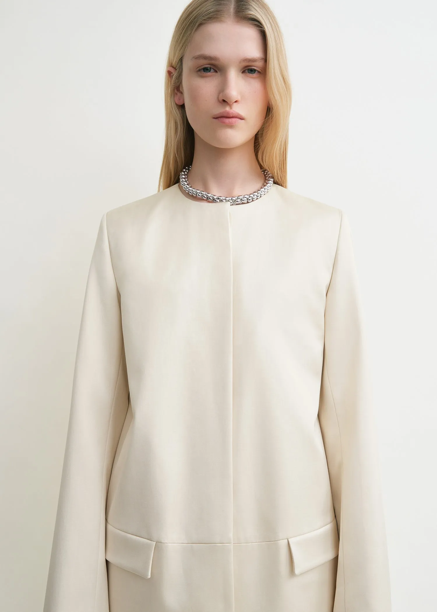 Chintz coat ecru sold by Toteme product image thumbnail 4