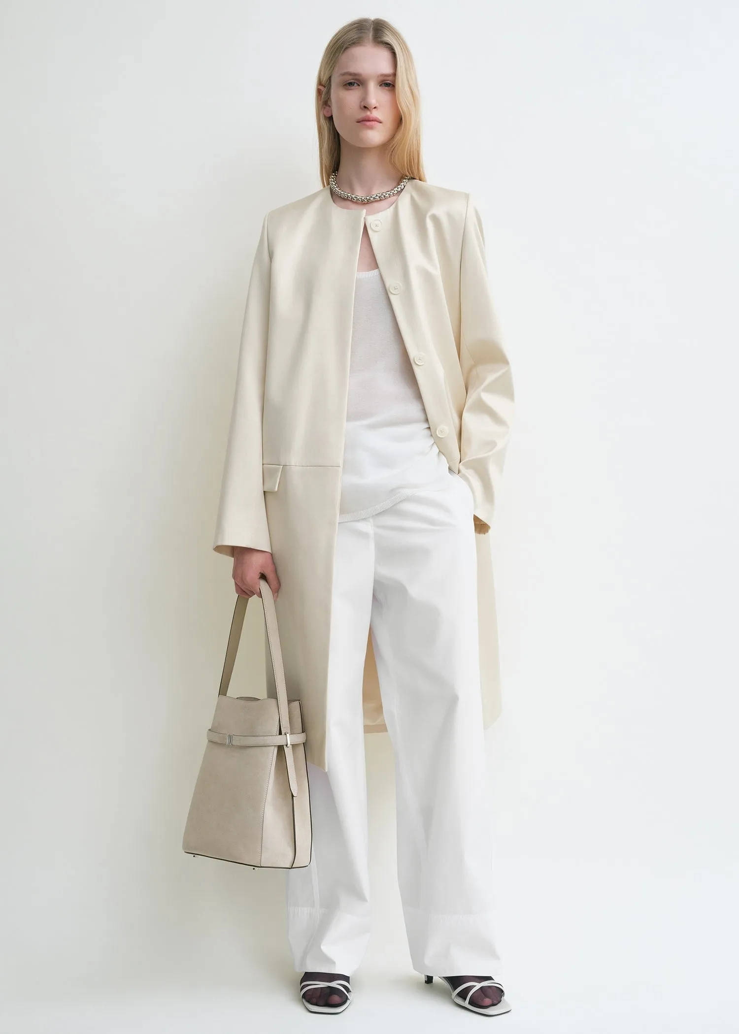 Chintz coat ecru sold by Toteme