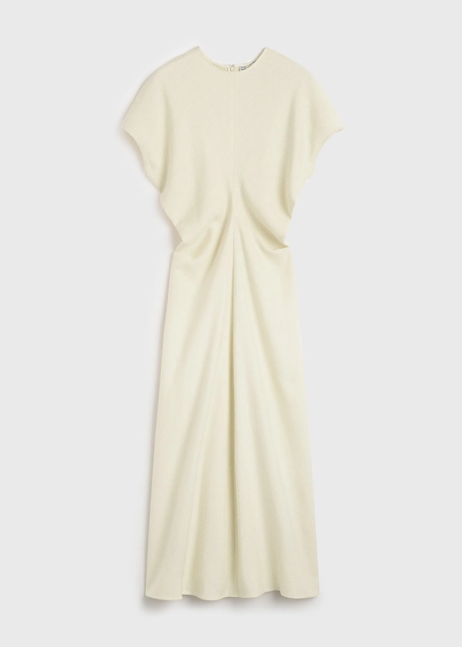 Slouch waist basketweave dress straw sold by Toteme product image thumbnail 5