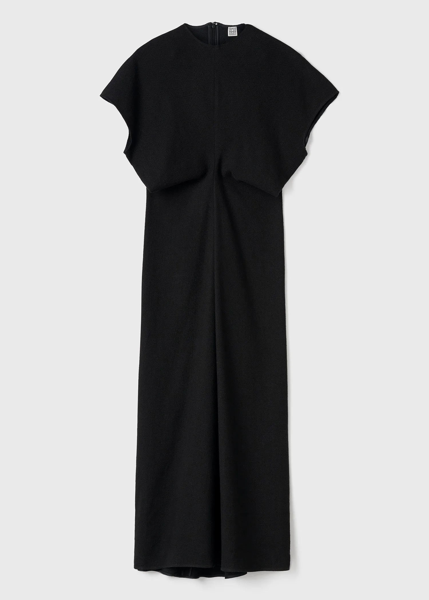 Slouch waist basketweave dress black sold by Toteme product image thumbnail 5