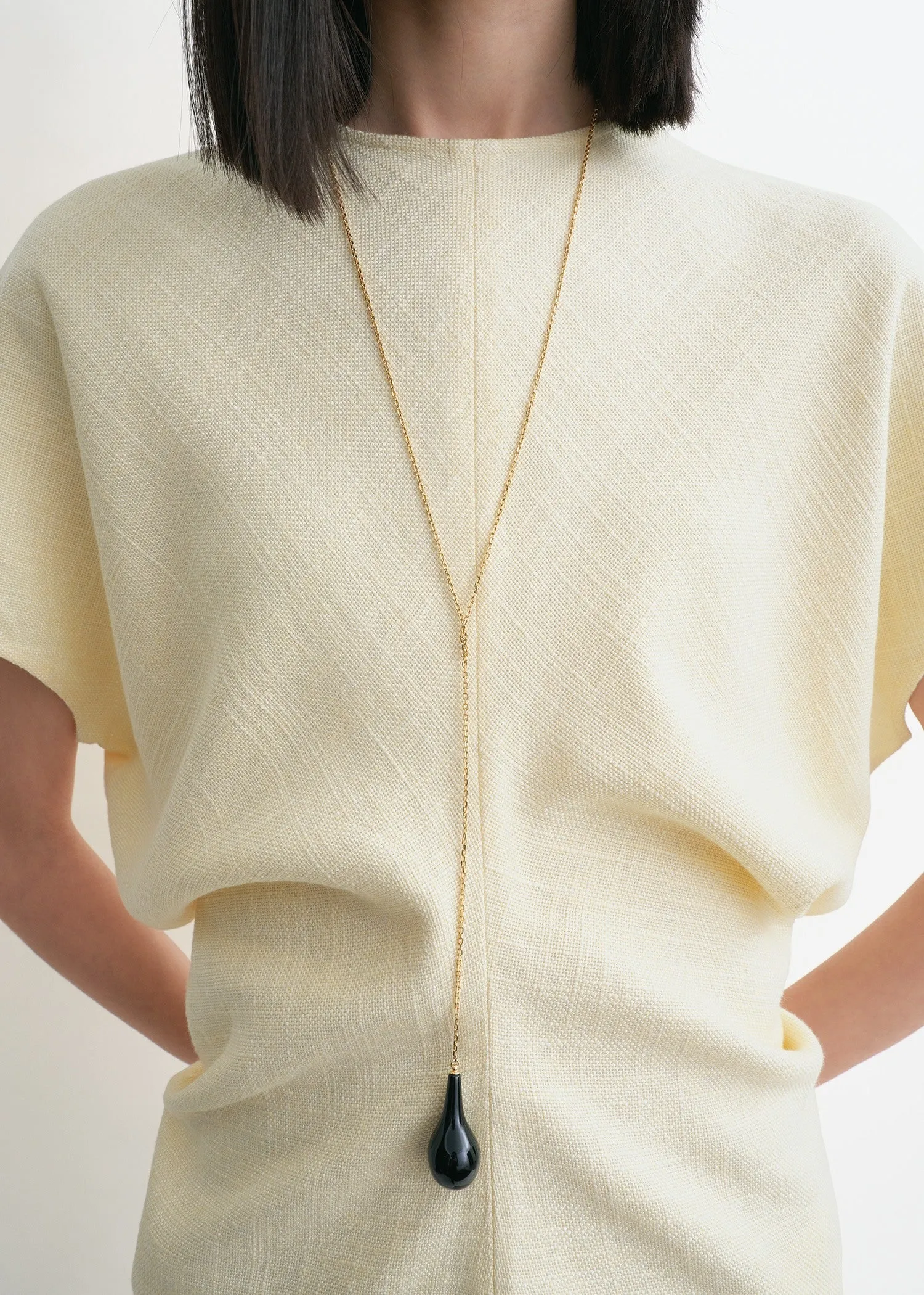 Slouch waist basketweave top straw sold by Toteme product image thumbnail 4