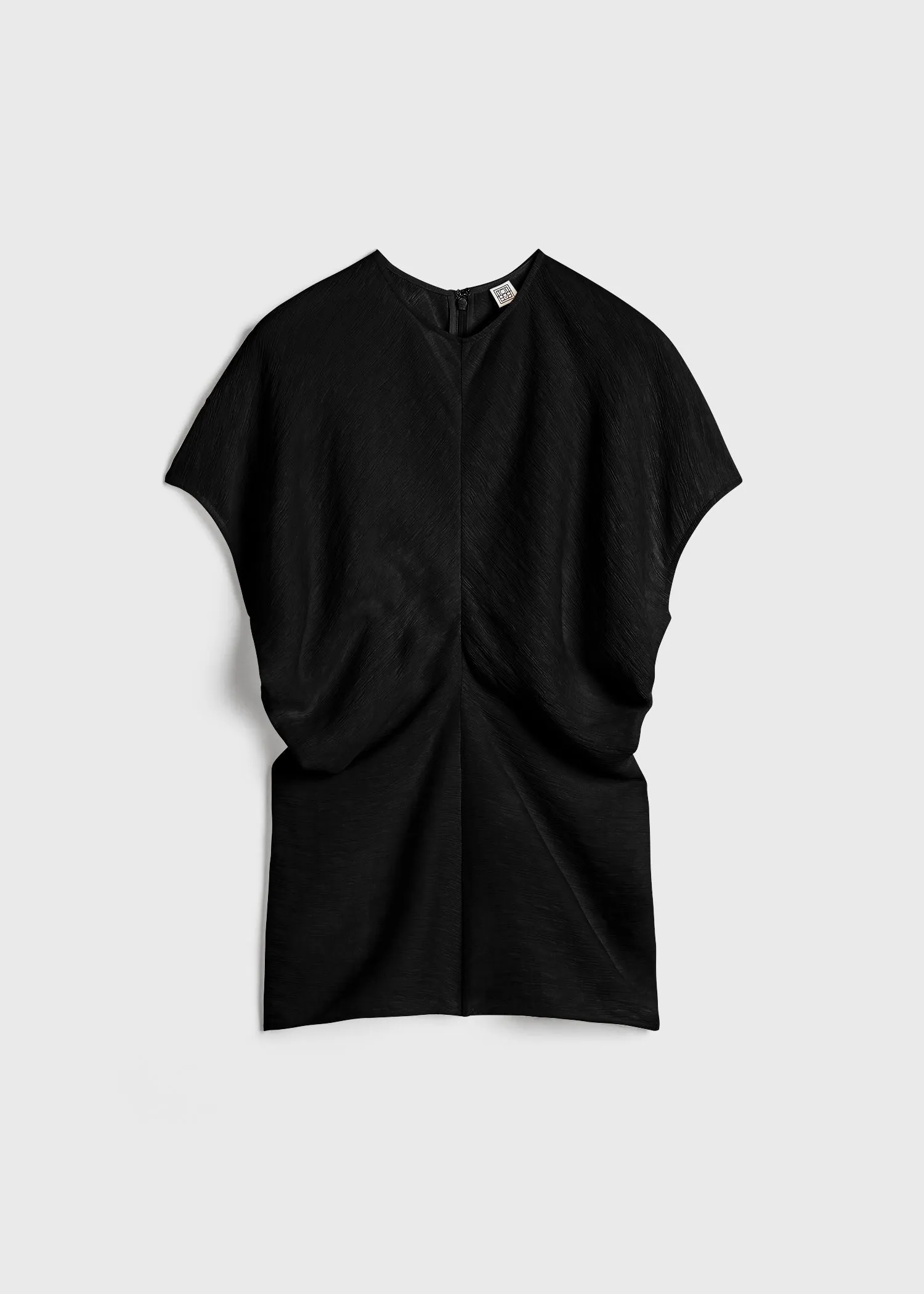 Slouch waist basketweave top black sold by Toteme product image thumbnail 5