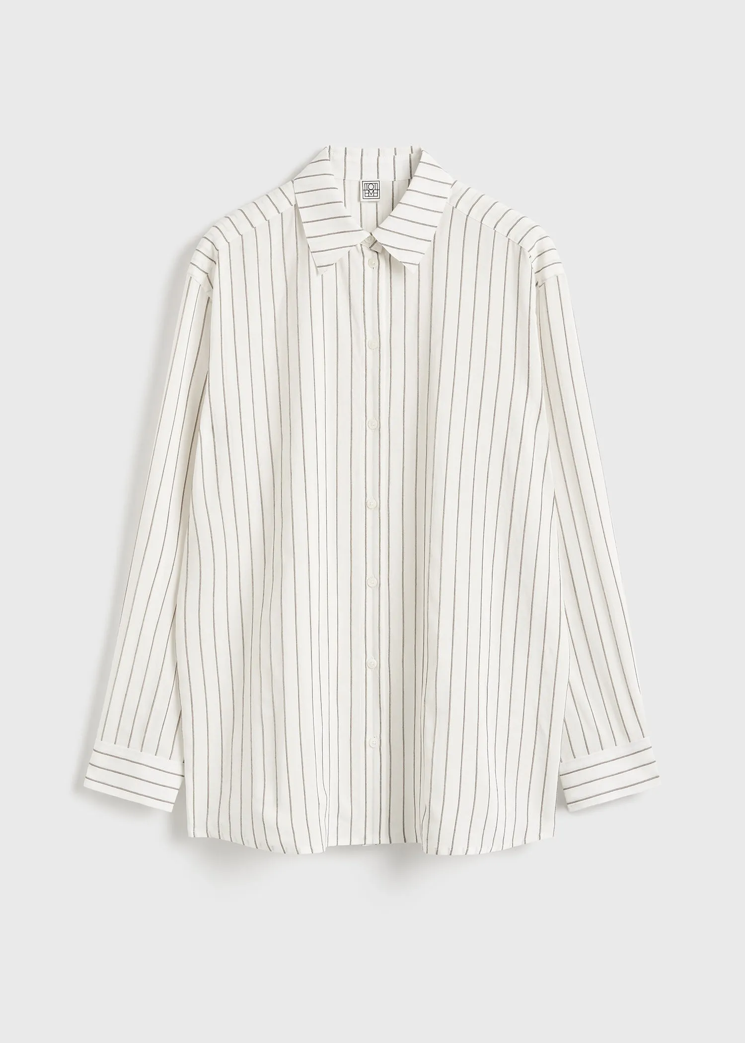 Classic stripe shirt white/oyster sold by Toteme product image thumbnail 5