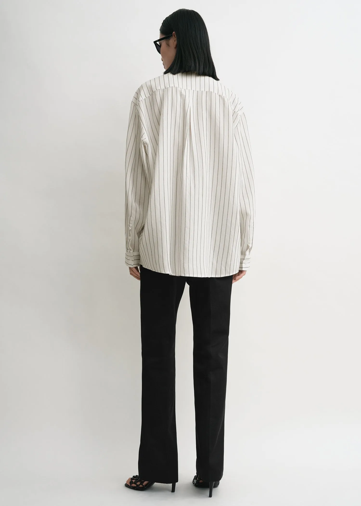 Classic stripe shirt white/oyster sold by Toteme product image thumbnail 3