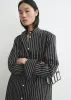 Striped summer tunic black/white sold by Toteme