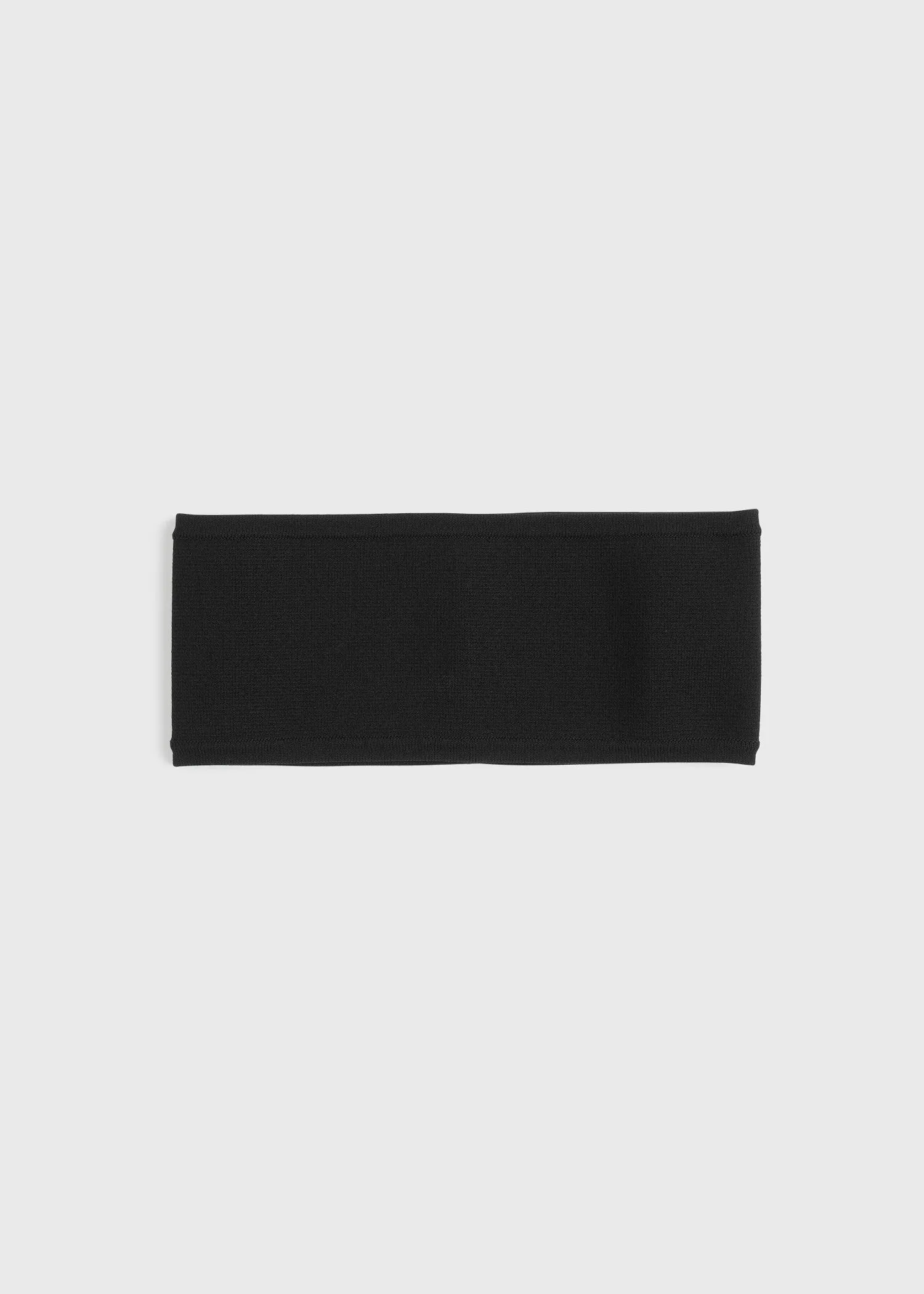 Compact knit headband black sold by Toteme product image thumbnail 5