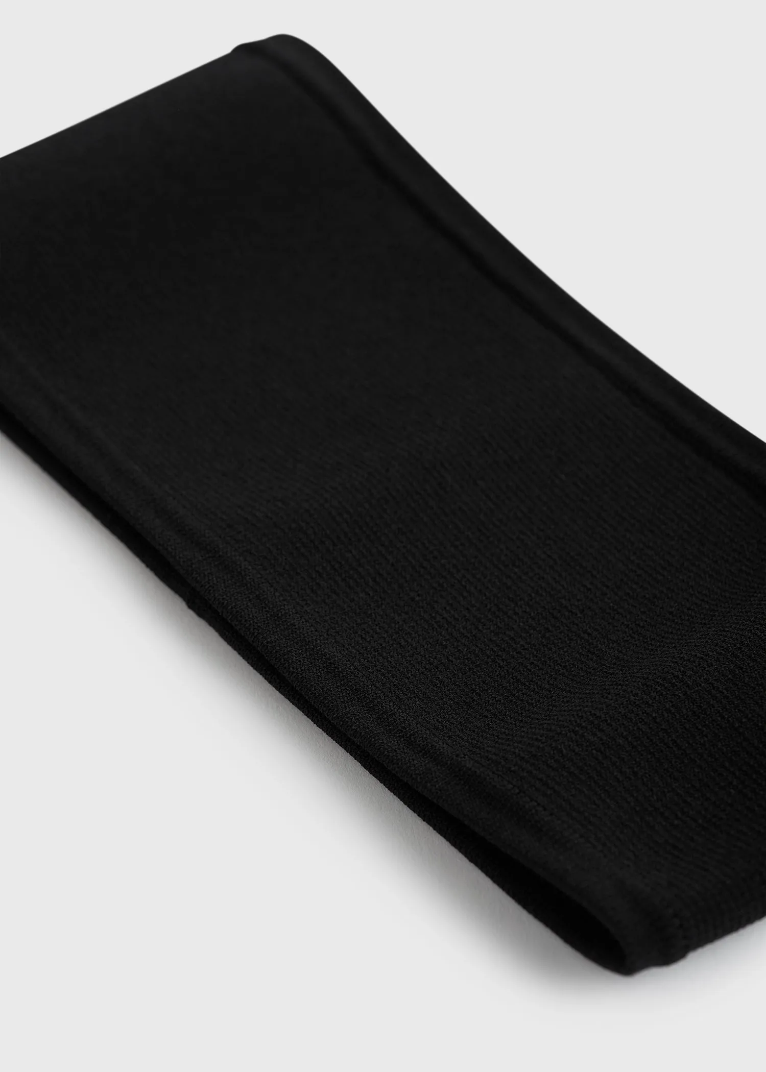 Compact knit headband black sold by Toteme product image thumbnail 4