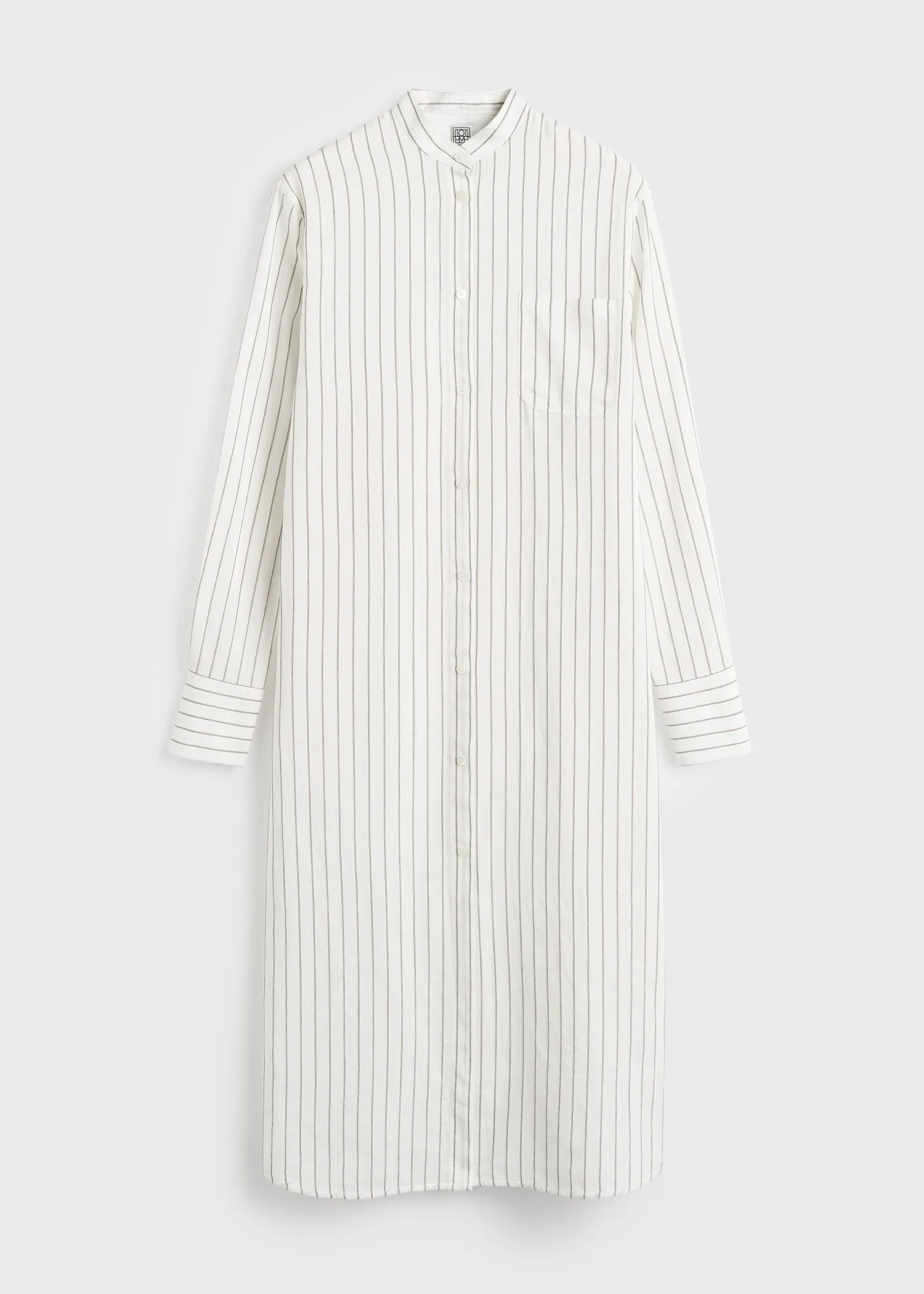 Striped summer tunic white/oyster sold by Toteme product image thumbnail 5