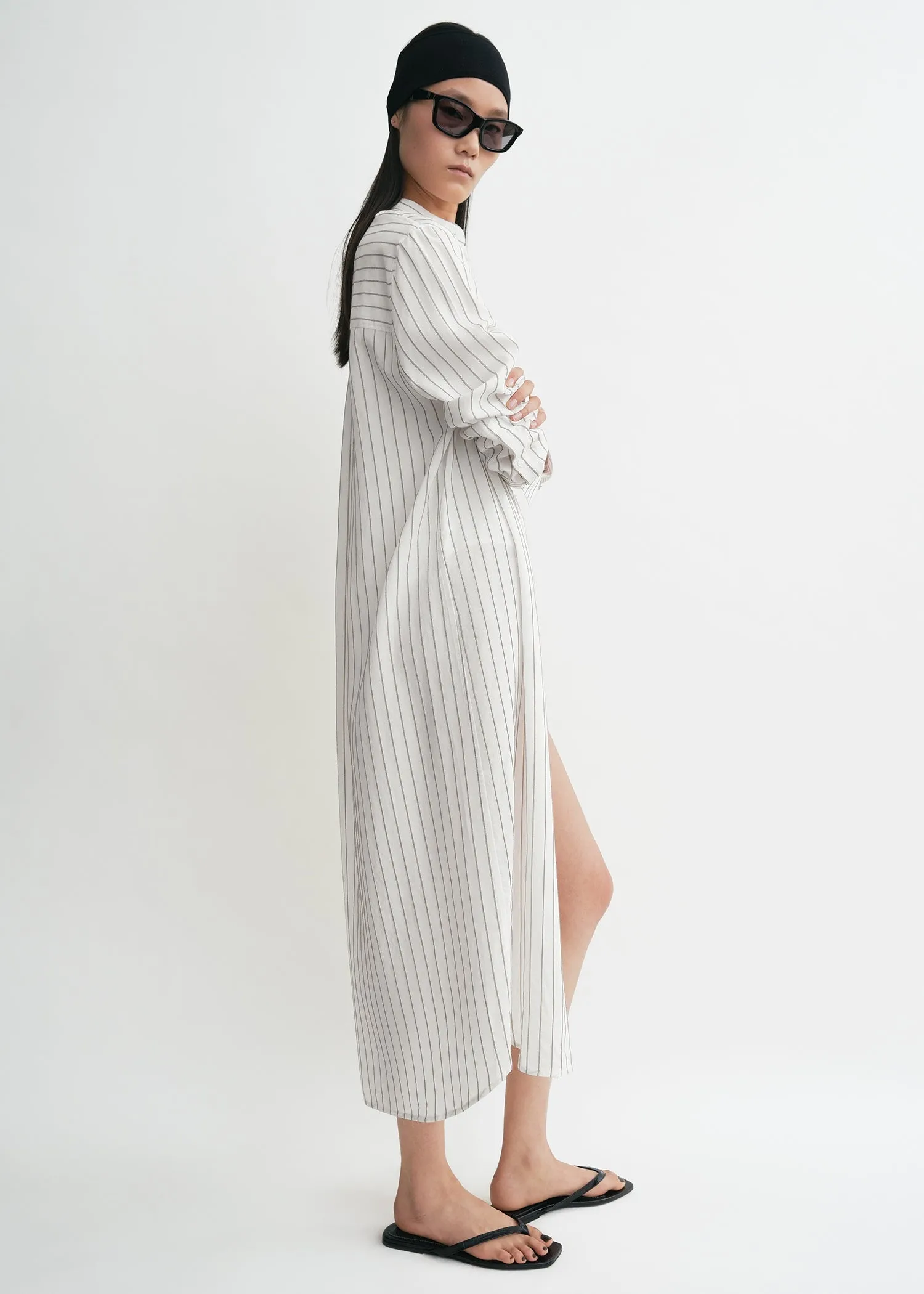 Striped summer tunic white/oyster sold by Toteme product image thumbnail 2