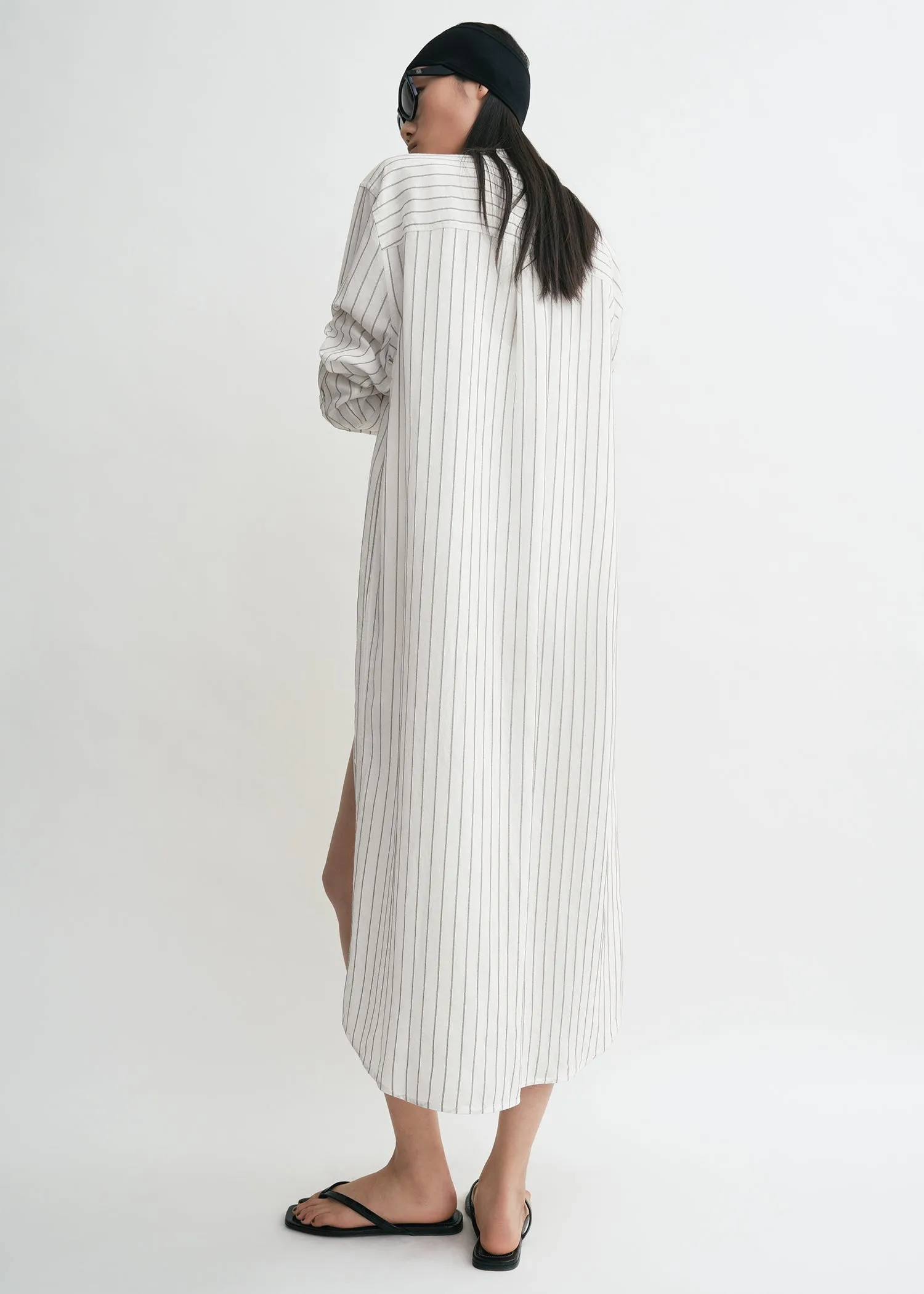 Striped summer tunic white/oyster sold by Toteme product image thumbnail 3