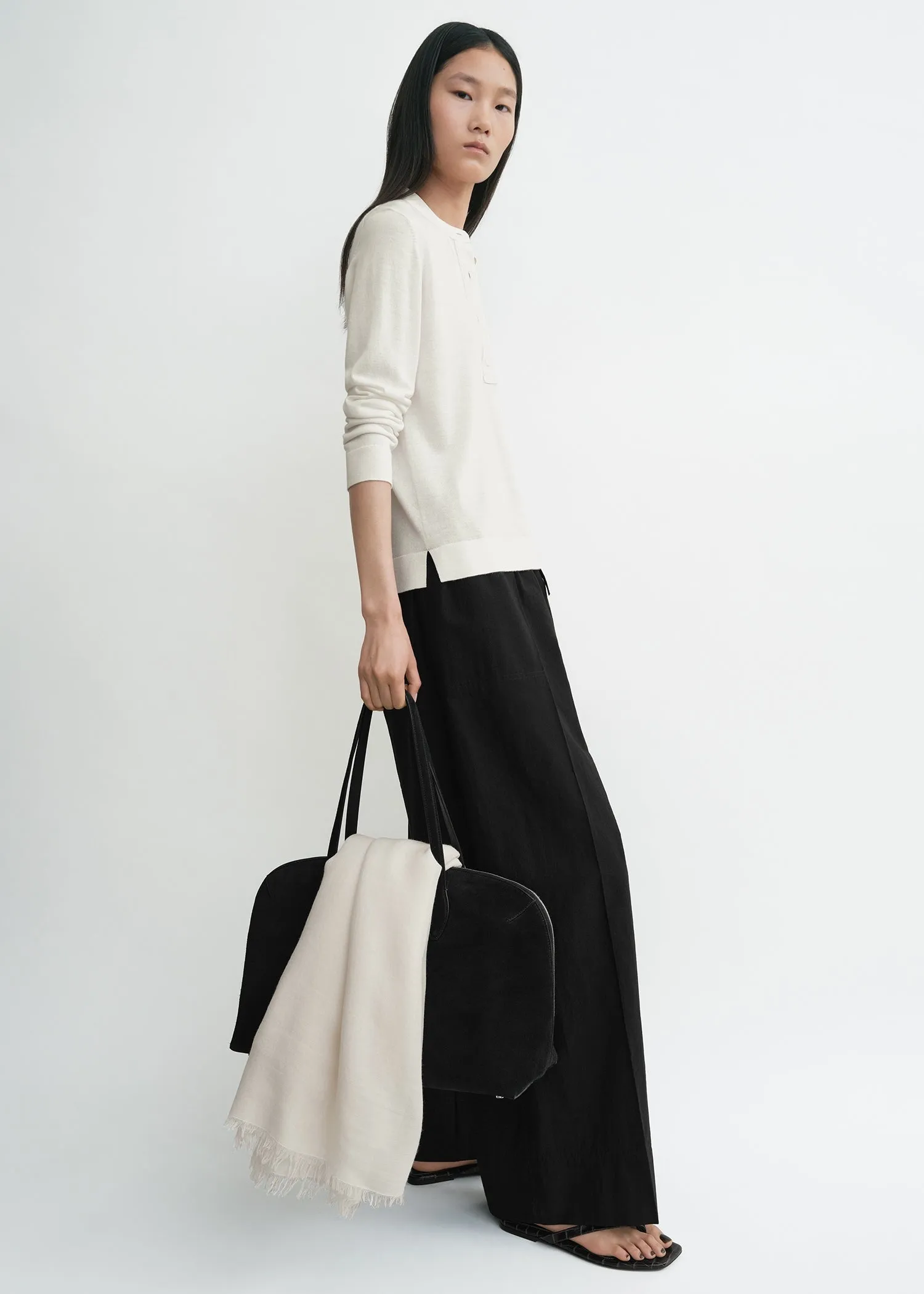 Wool silk knit off-white sold by Toteme product image thumbnail 2