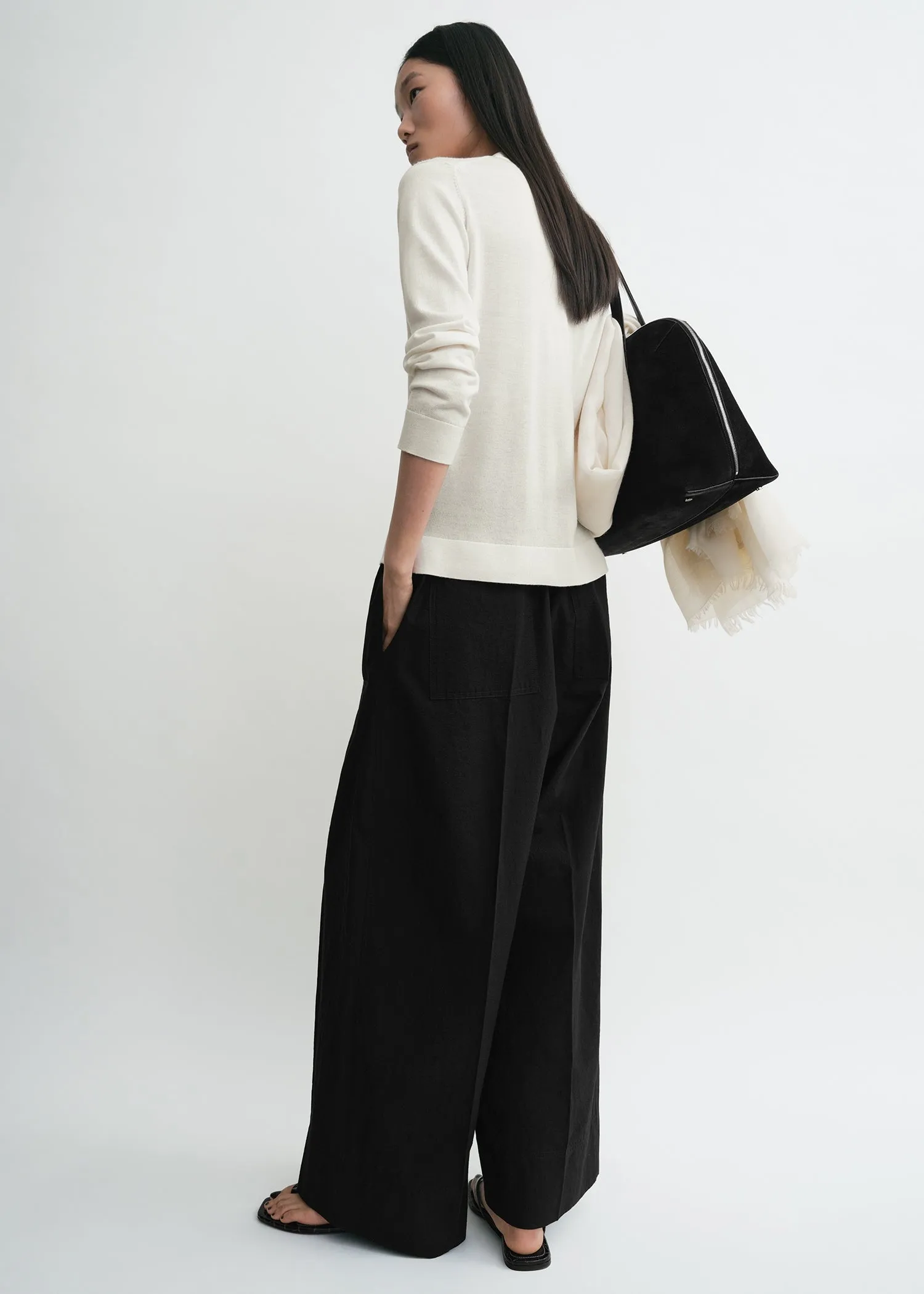 Wool silk knit off-white sold by Toteme product image thumbnail 3