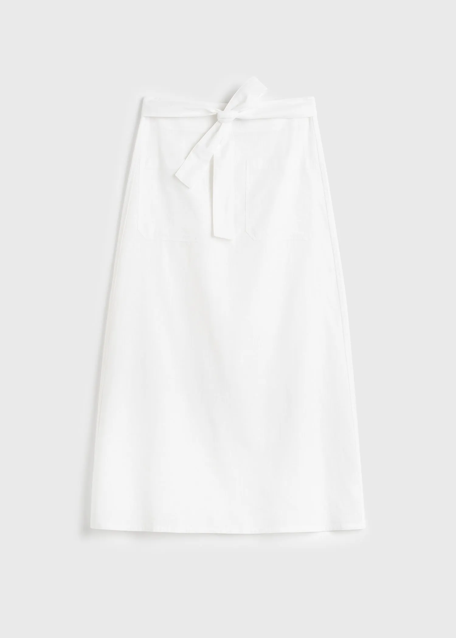 Tie-waist skirt white sold by Toteme product image thumbnail 5