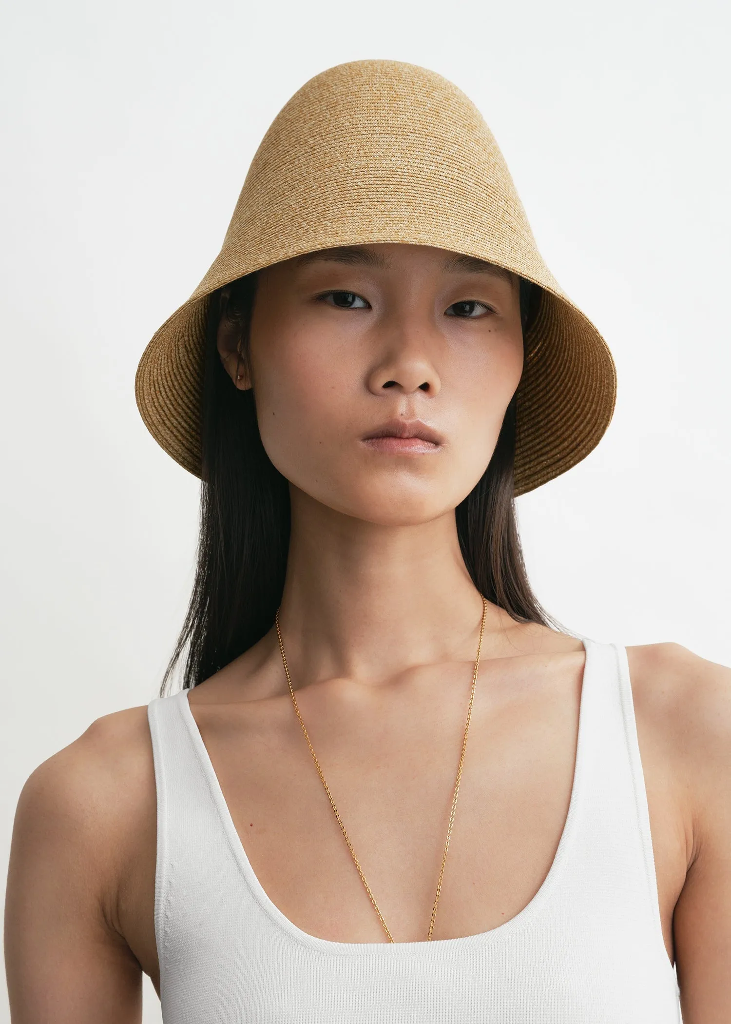 Paper sun hat honey sold by Toteme product image thumbnail 3