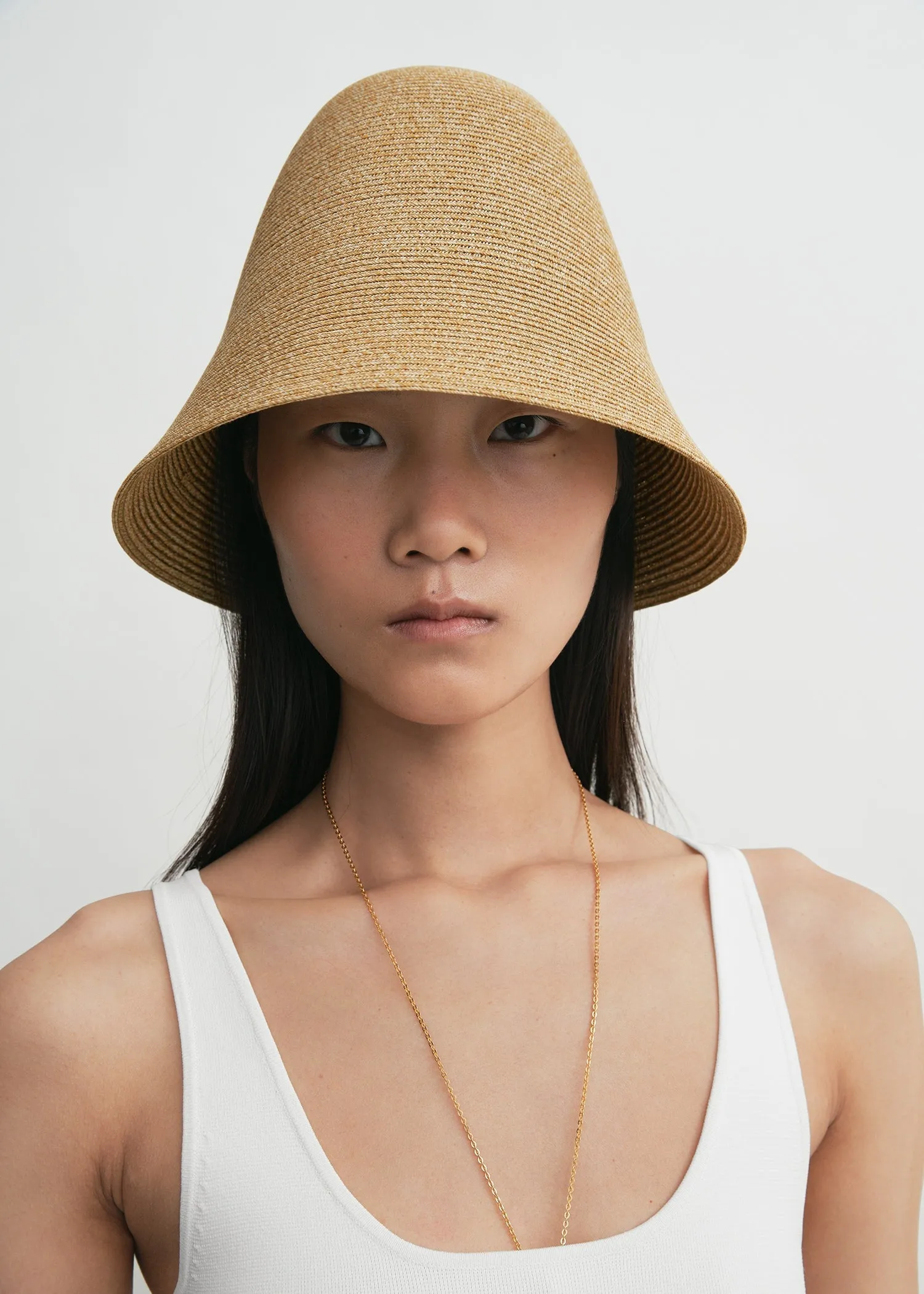 Paper sun hat honey sold by Toteme product image thumbnail 2