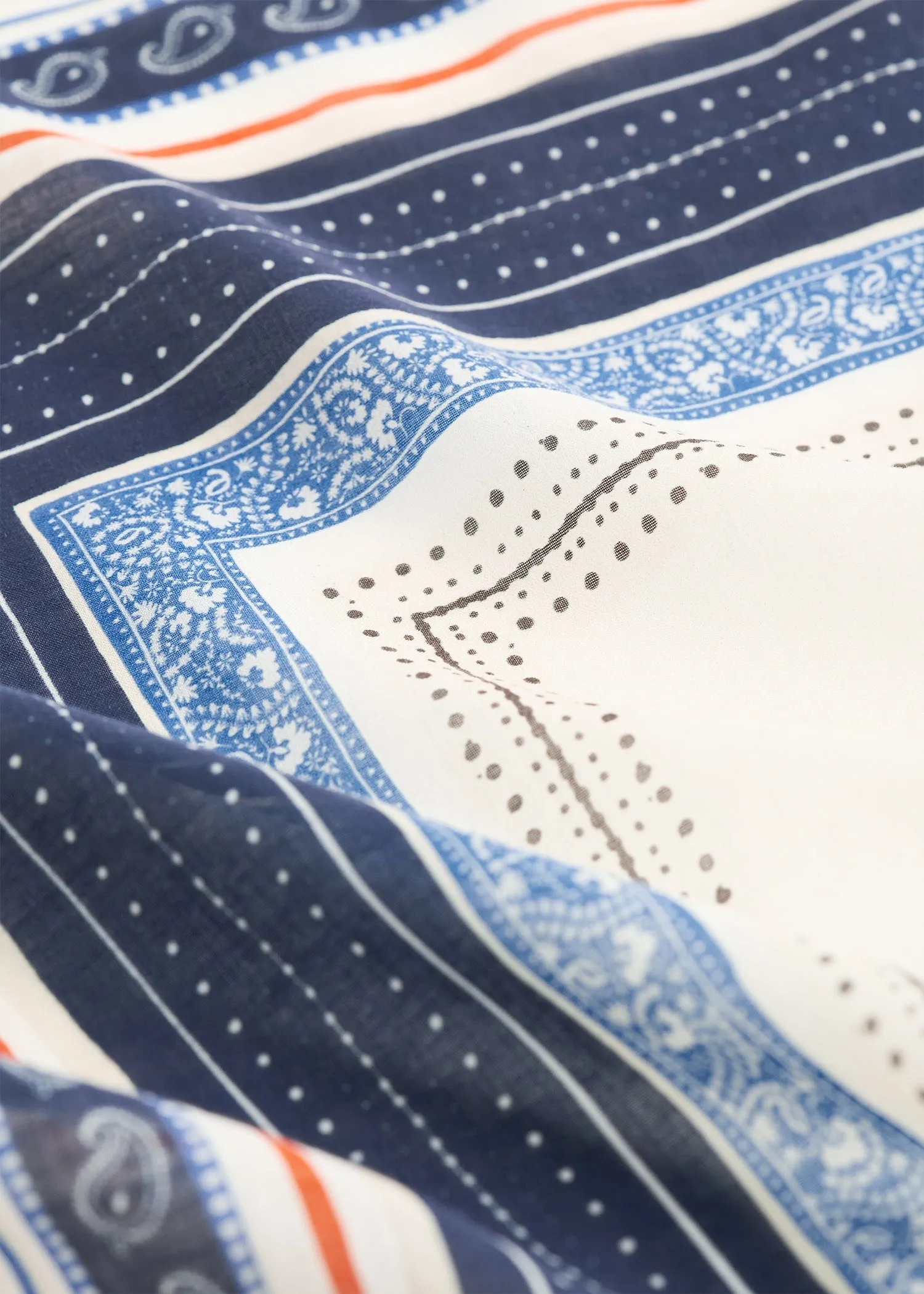 Collector sarong ecru/navy sold by Toteme product image thumbnail 4