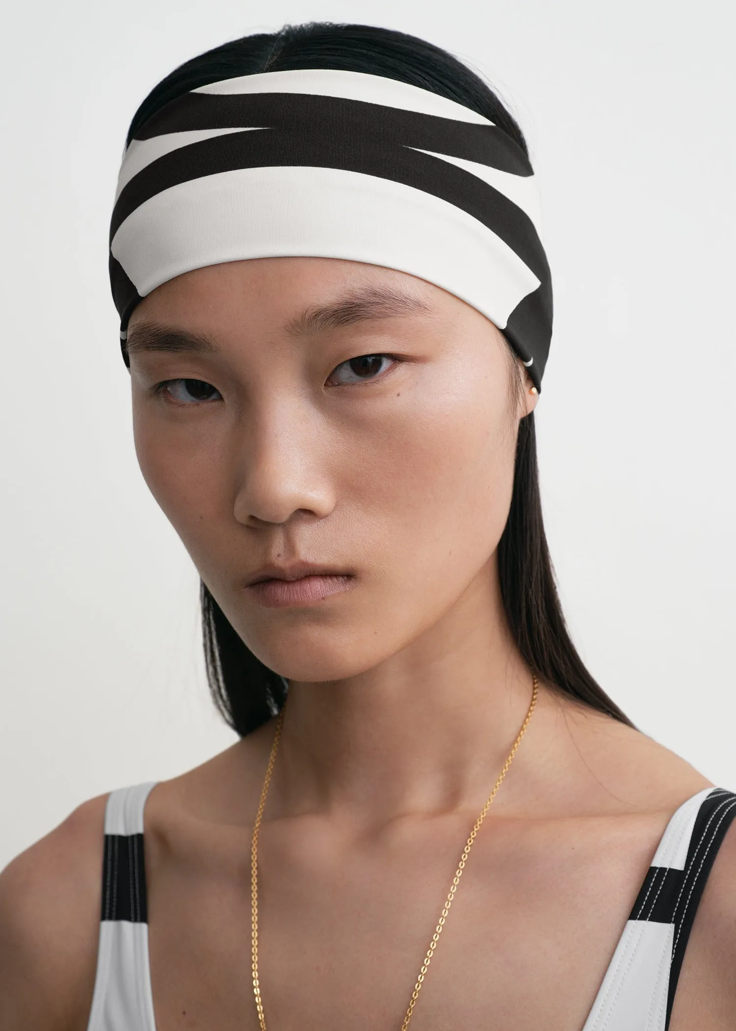 Monogram headband tofu sold by Toteme product image thumbnail 2