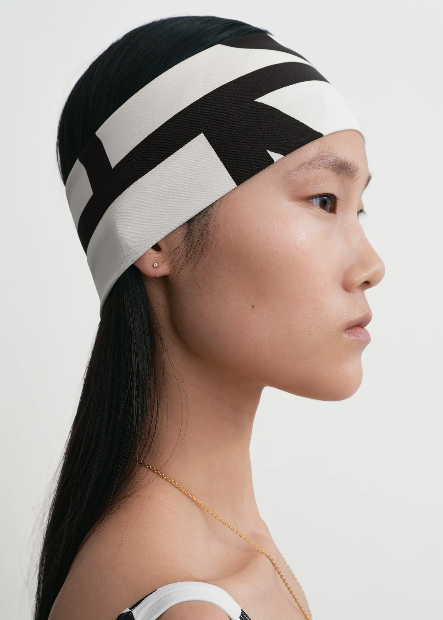 Monogram headband tofu sold by Toteme product image thumbnail 3