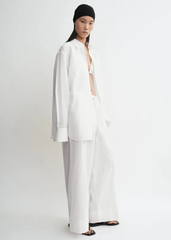 Oversized summer shirt white sold by Toteme