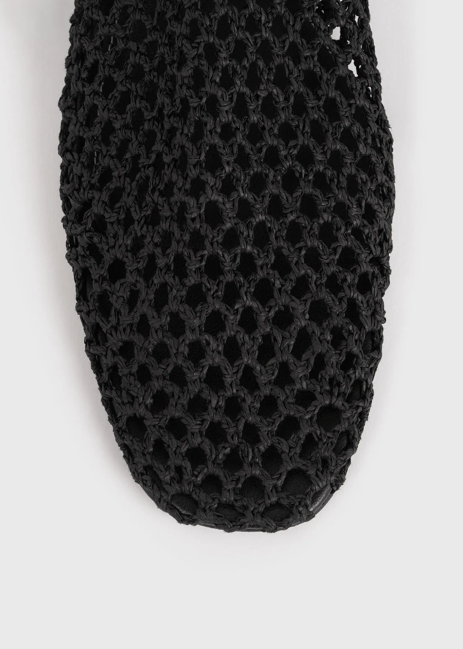 Crochet ballerinas black sold by Toteme product image thumbnail 5