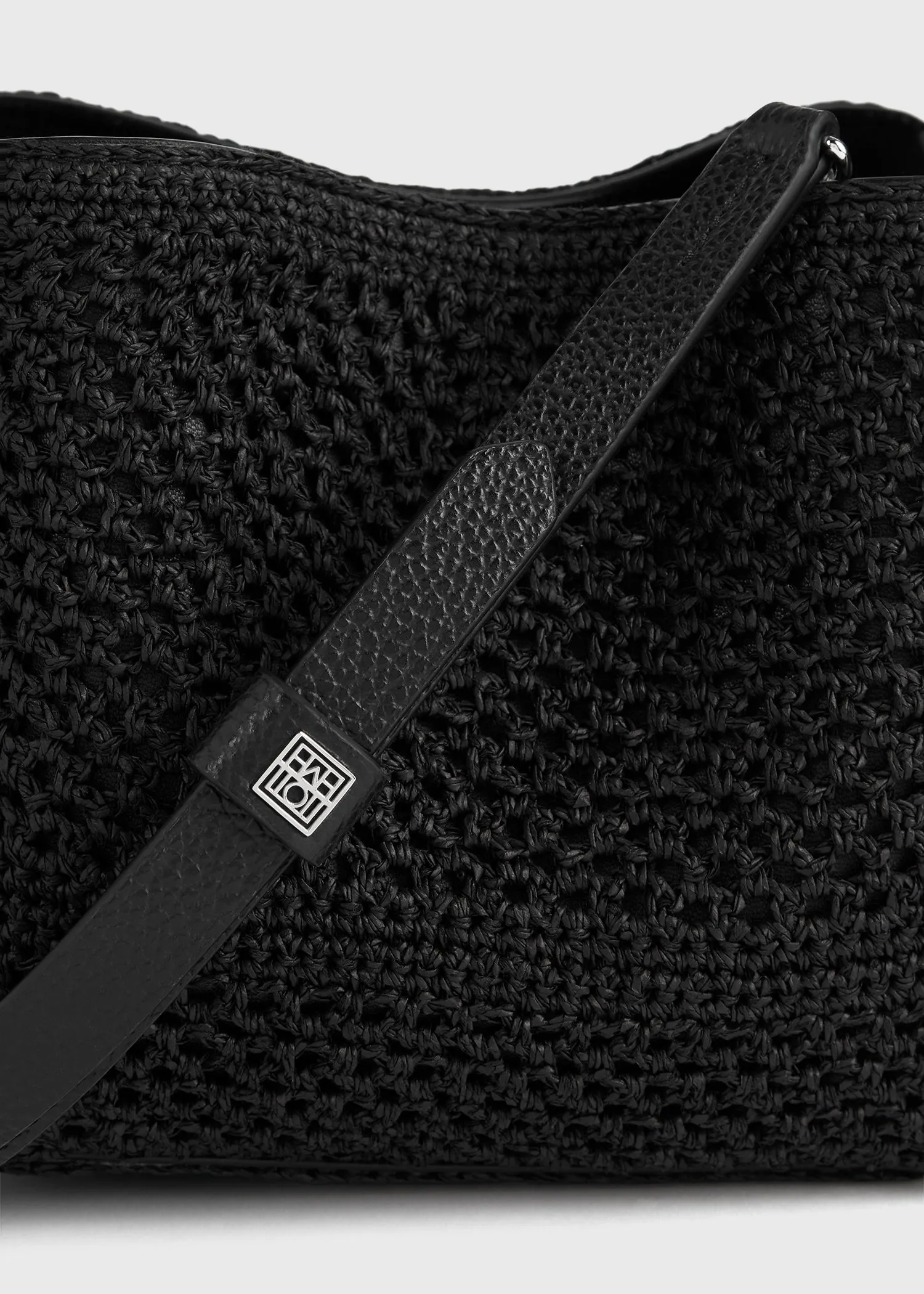 Petite crochet bucket bag black sold by Toteme product image thumbnail 5