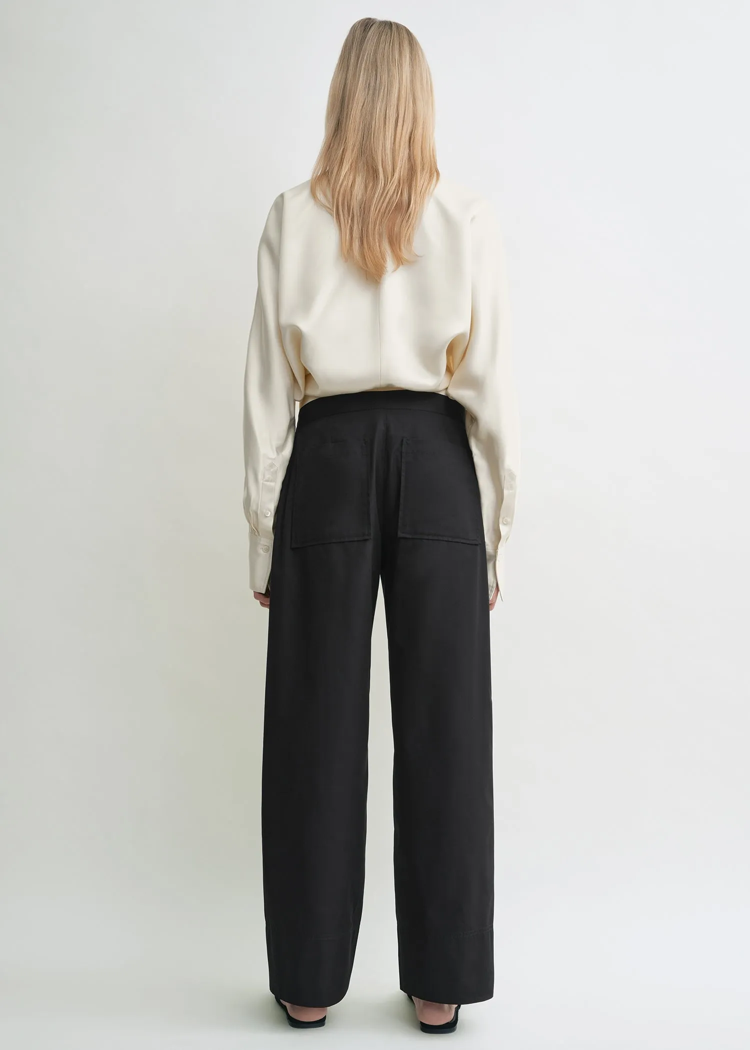 Wrap blouse ecru sold by Toteme product image thumbnail 3