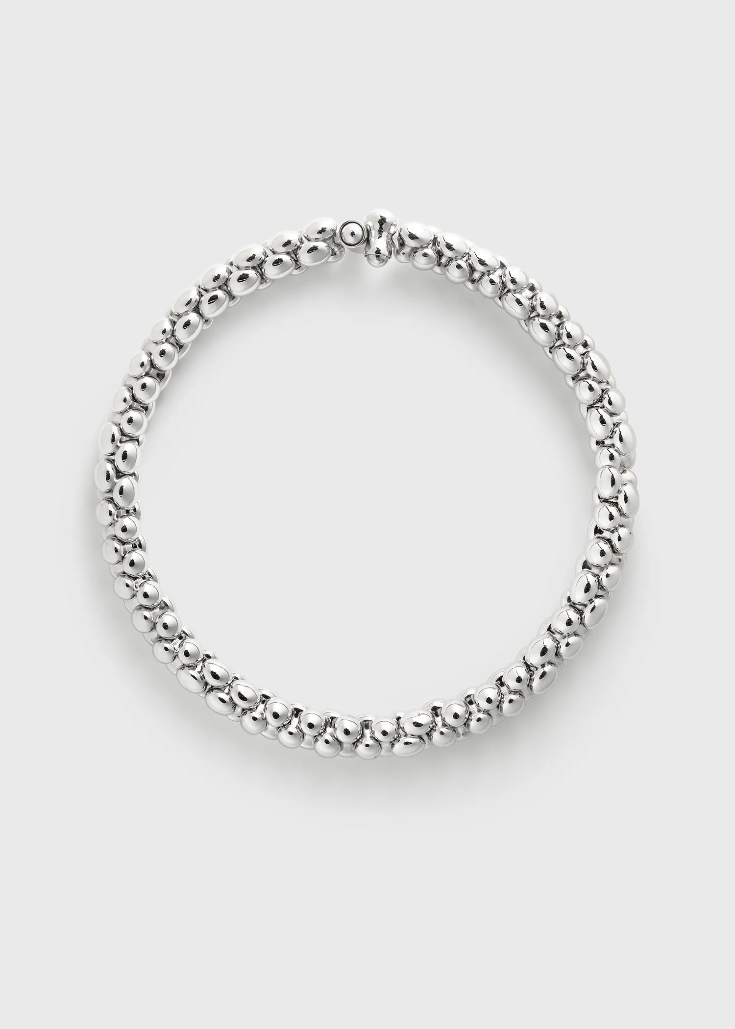 Pebble collar silver sold by Toteme