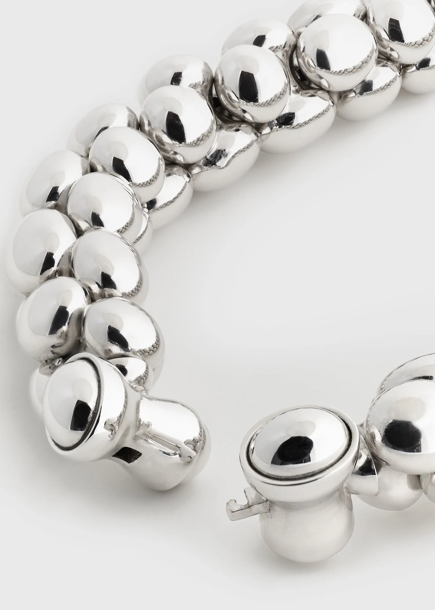 Pebble collar silver sold by Toteme product image thumbnail 4