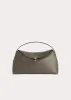 T-Lock leather top handle ash sold by Toteme