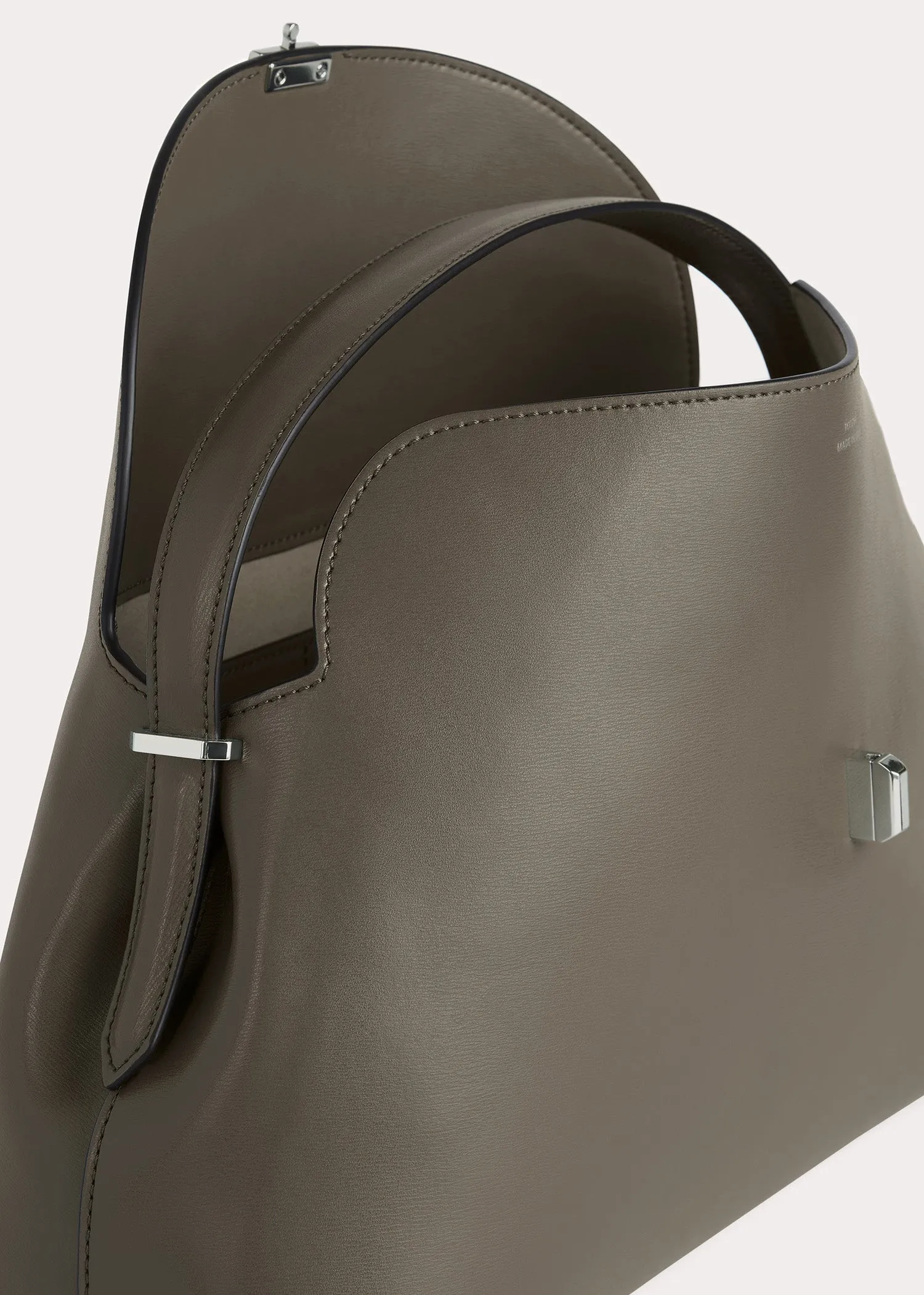 T-Lock leather top handle ash sold by Toteme product image thumbnail 5