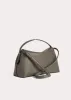 T-Lock leather top handle ash sold by Toteme