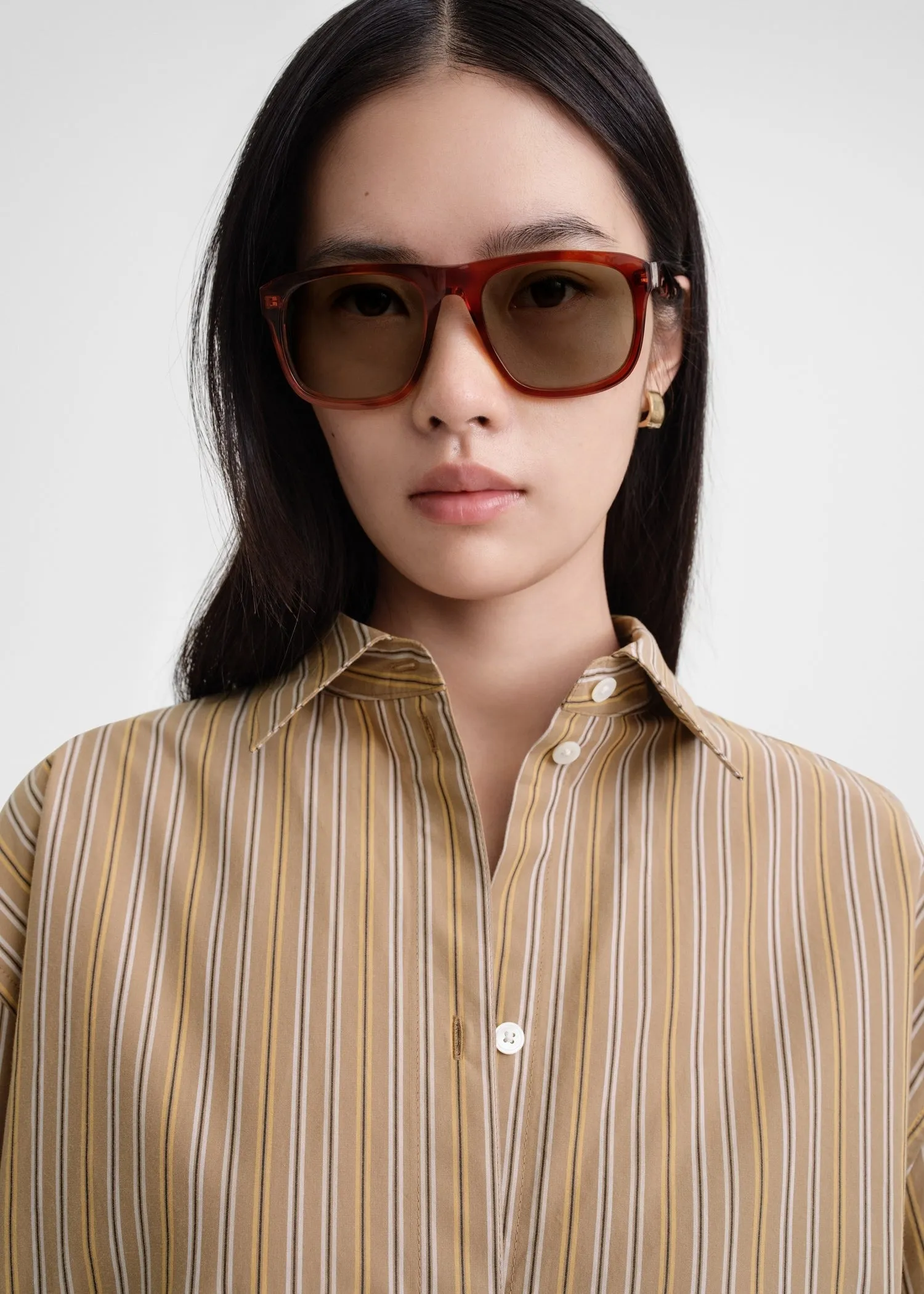 Navigator sunglasses Havana sold by Toteme product image thumbnail 2