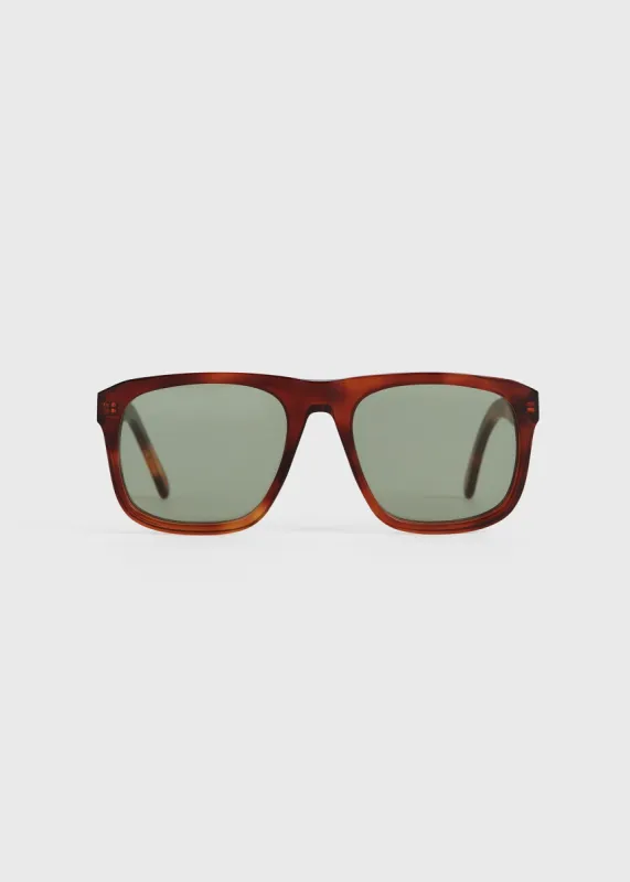Navigator sunglasses Havana made by Toteme