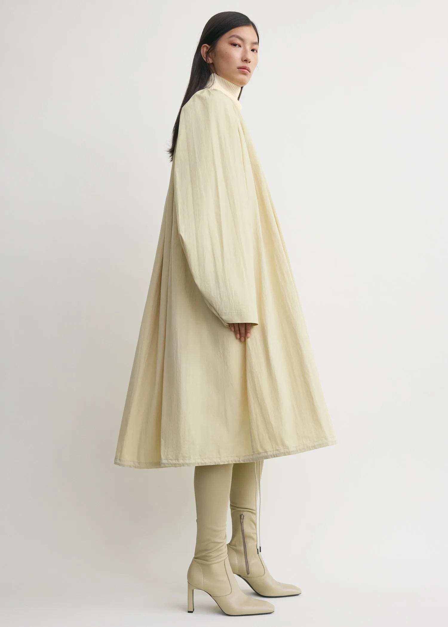 Gathered parachute coat ecru sold by Toteme product image thumbnail 2