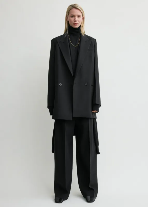 Shield blazer black sold by Toteme