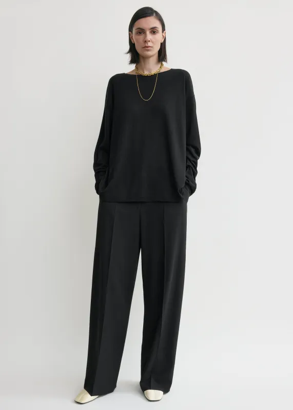 Longline knit black sold by Toteme